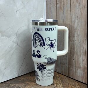 Dallas Cowboys Officially Licensed Game Day Spirit 40 oz Tumbler - New in Box
